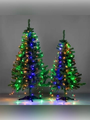 Елочная гирлянда с кольцом Neon-Night, 7 нитей по 1,8 м, 126 LED, мультиколор