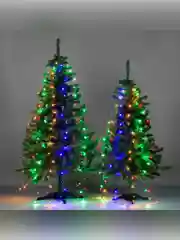 Елочная гирлянда с кольцом Neon-Night, 7 нитей по 1,8 м, 126 LED, мультиколор