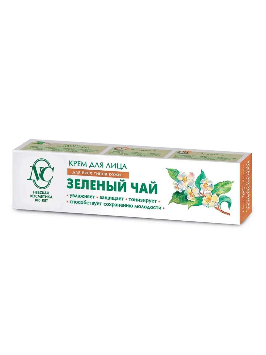Крем для лица Невская Косметика "Зелёный чай", 40 мл