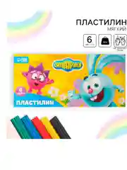 Пластилин, 6 цветов, 90 г