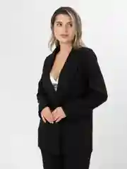 Черный костюм женский брючный