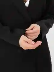 Черный костюм женский брючный