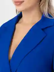 Синий костюм женский брючный