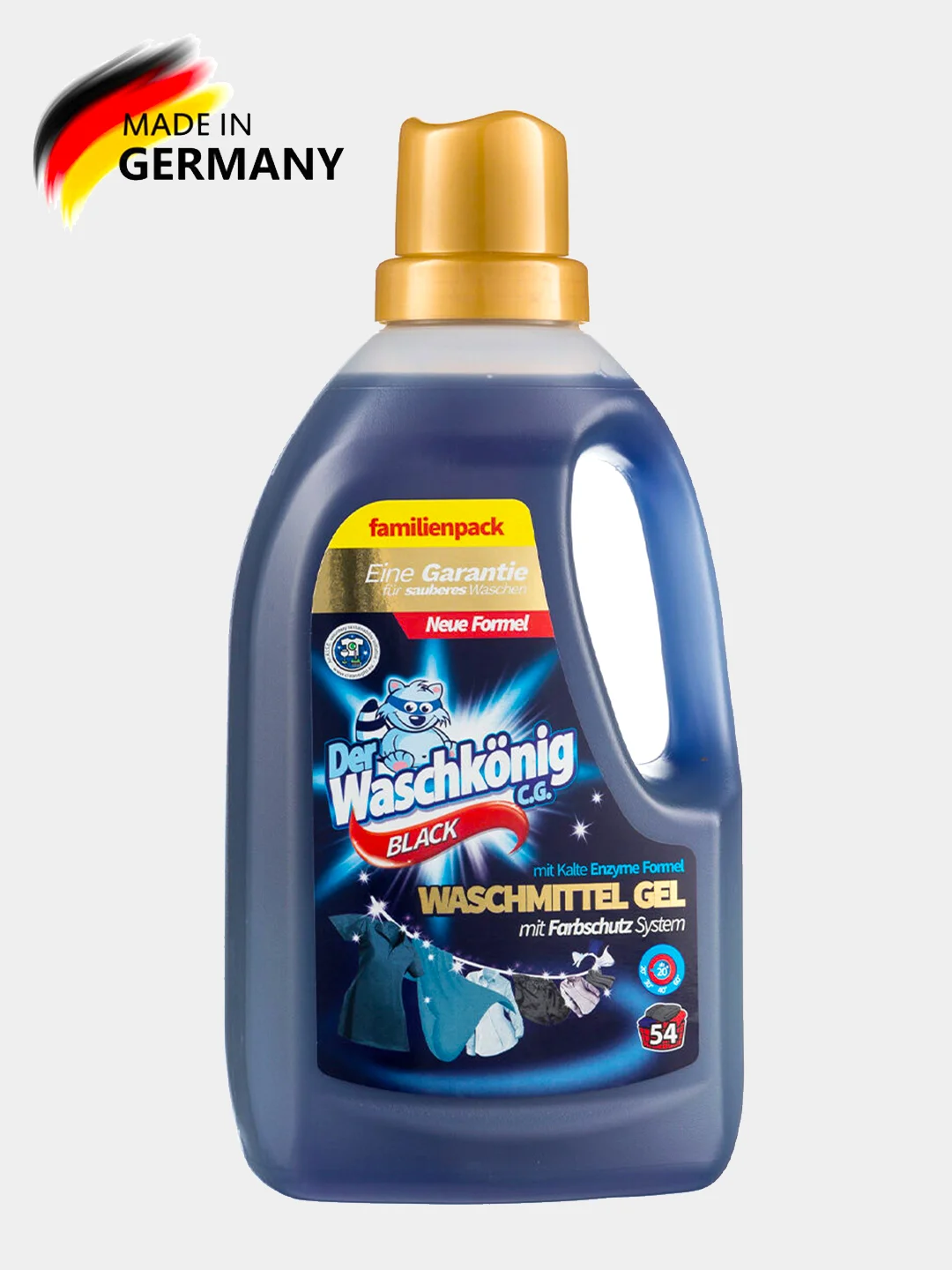 Гель для стирки Der Waschkonig C.G. 1,6 л., Германия, для черного белья