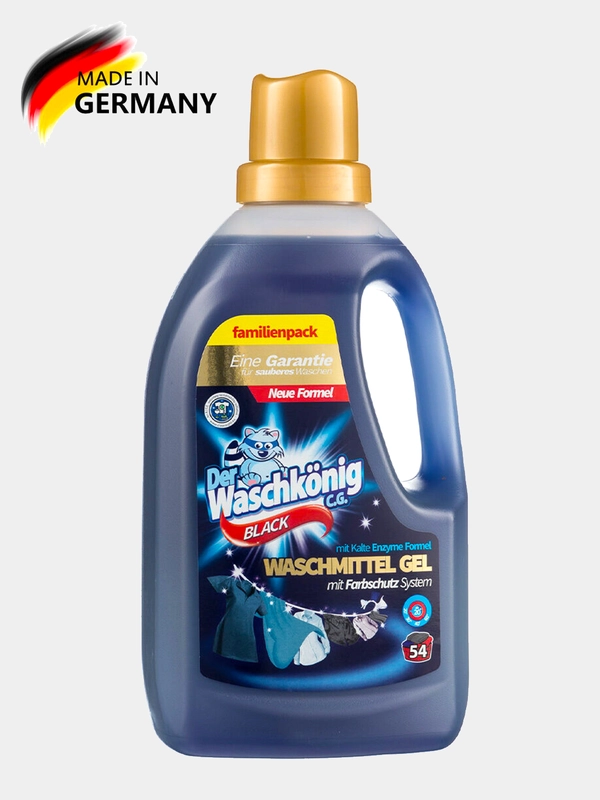 Гель для стирки Der Waschkonig C.G. 1,6 л., Германия, для черного белья