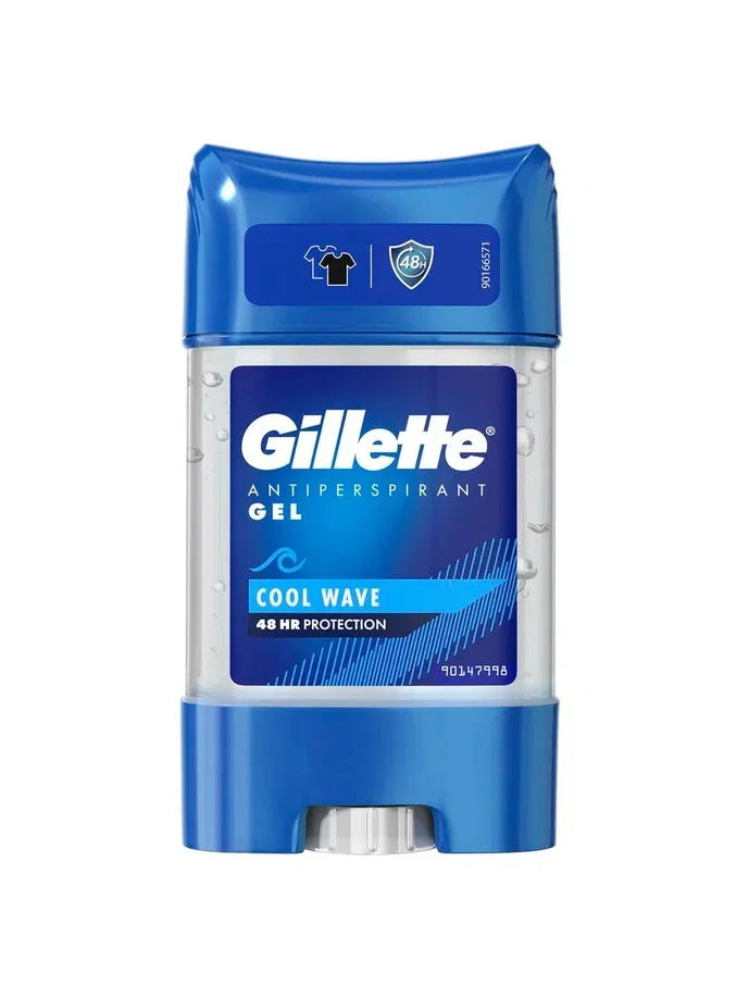 Гелевый дезодорант-антиперспирант Gillette "Cool Wave", 70мл.