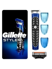 Gillette Styler 4 в 1 Точный Триммер, Бритва и Стайлер , 1 кассета, с 5 лезвиями