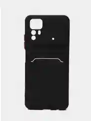 Чехол для Xiaomi Redmi Note 12S (Сяоми Редми Нот 12С), с карманом для карт, прозрачный