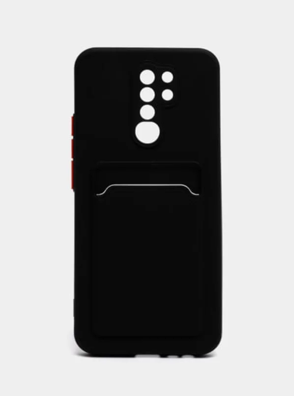 Чехол для Xiaomi Redmi 9 (Сяоми Редми 9), с карманом для карт