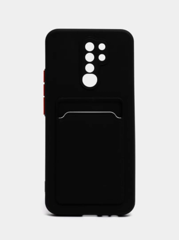 Чехол для Xiaomi Redmi 9 (Сяоми Редми 9), с карманом для карт