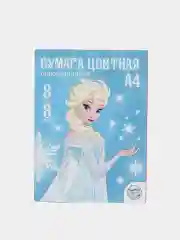 Голубой бумага цветная односторонняя А4, 8 листов, 8 цветов