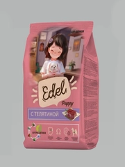 Полнорационный сухой корм для щенков EDEL с Телятиной, 1,8 кг