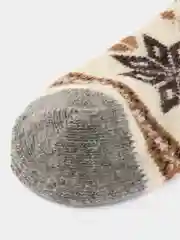 Серый носки теплые мужские, шерстяные, вязаные, зимние