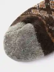Серый носки теплые мужские, шерстяные, вязаные, зимние