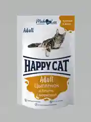 Корм Happy Cat Цыпленок и печень с морковью, 24 штуки по 85 г