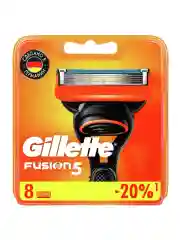 Сменные Кассеты Gillette Fusion5 Для Мужской Бритвы, 8 шт., с 5 лезвиями, c точным триммером для труднодоступных мест