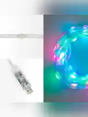 Гирлянда смарт Neon-Night Нить из росы с крупными светодиодами, 10м, 100LED RGB, IP20, USB