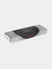 Ручка дверная VETTORE R06.081 с фиксатором, врезным замком и петлями, Черный матовый