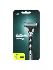 Gillette Mach3 Мужская Бритва , 2 кассеты, с 3 лезвиями, прочнее, чем сталь, для точного бритья