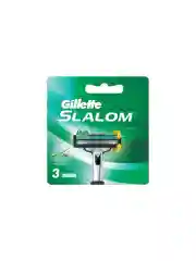 Сменные Кассеты Для Мужской Бритвы Gillette Slalom, с 2 лезвиями, 3 шт