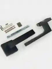Ручка дверная Vettore R06.081 MBP с защелкой, чёрный матовый