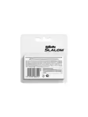Сменные Кассеты Для Мужской Бритвы Gillette Slalom, с 2 лезвиями, с точным триммером, 5 шт