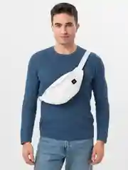 Белый поясная сумка