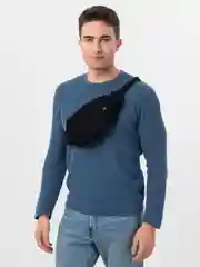 Черный поясная сумка