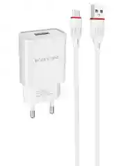 Сетевое зарядное устройство Borofone с кабелем Type-C, Micro-USB, Lightning iPhone