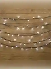 Гирлянда Твинкл, 80 LED белые, не соединяется, 10 м