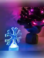 Фигура Neon-Night Снежинка, светодиодная, на подставке, RGB