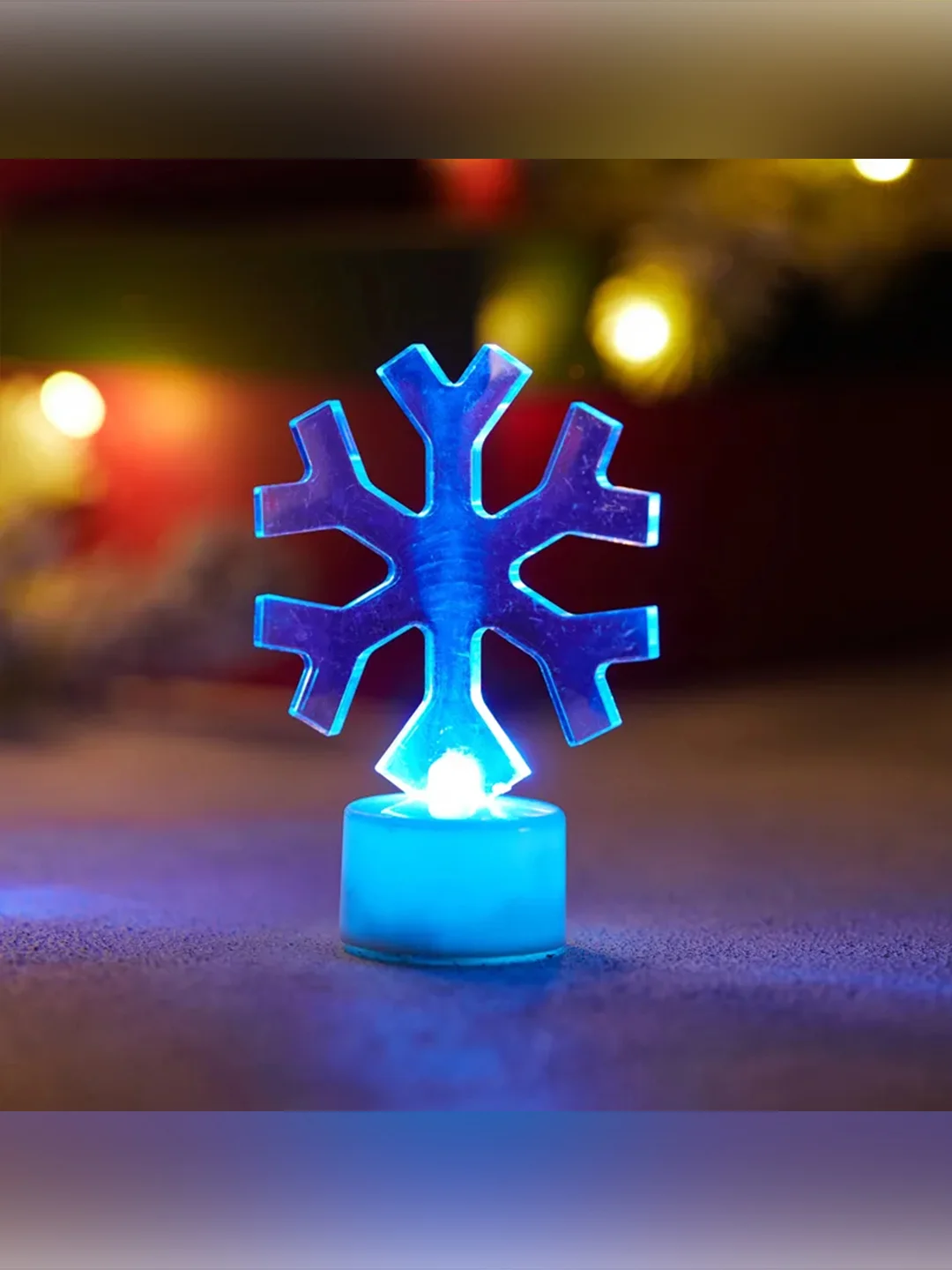Фигура Neon-Night Снежинка, светодиодная, на подставке, RGB
