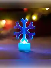 Фигура Neon-Night Снежинка, светодиодная, на подставке, RGB