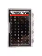 Набор бит с магнитным держателем, CrV, 61 шт., MATRIX, 11387