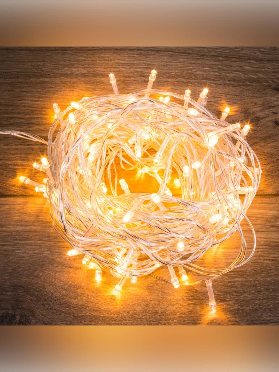 Гирлянда Твинкл Neon-Night, прозрачный ПВХ, 120 LED, теплый белый, не соединяется, 15 м