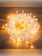 Гирлянда Твинкл Neon-Night, прозрачный ПВХ, 120 LED, теплый белый, не соединяется, 15 м
