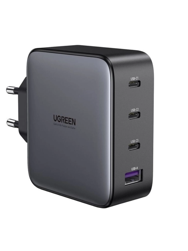 Сетевое зарядное устройство Ugreen CD226 (40747) Nexode USB-A+3*USB-C 100W Grey