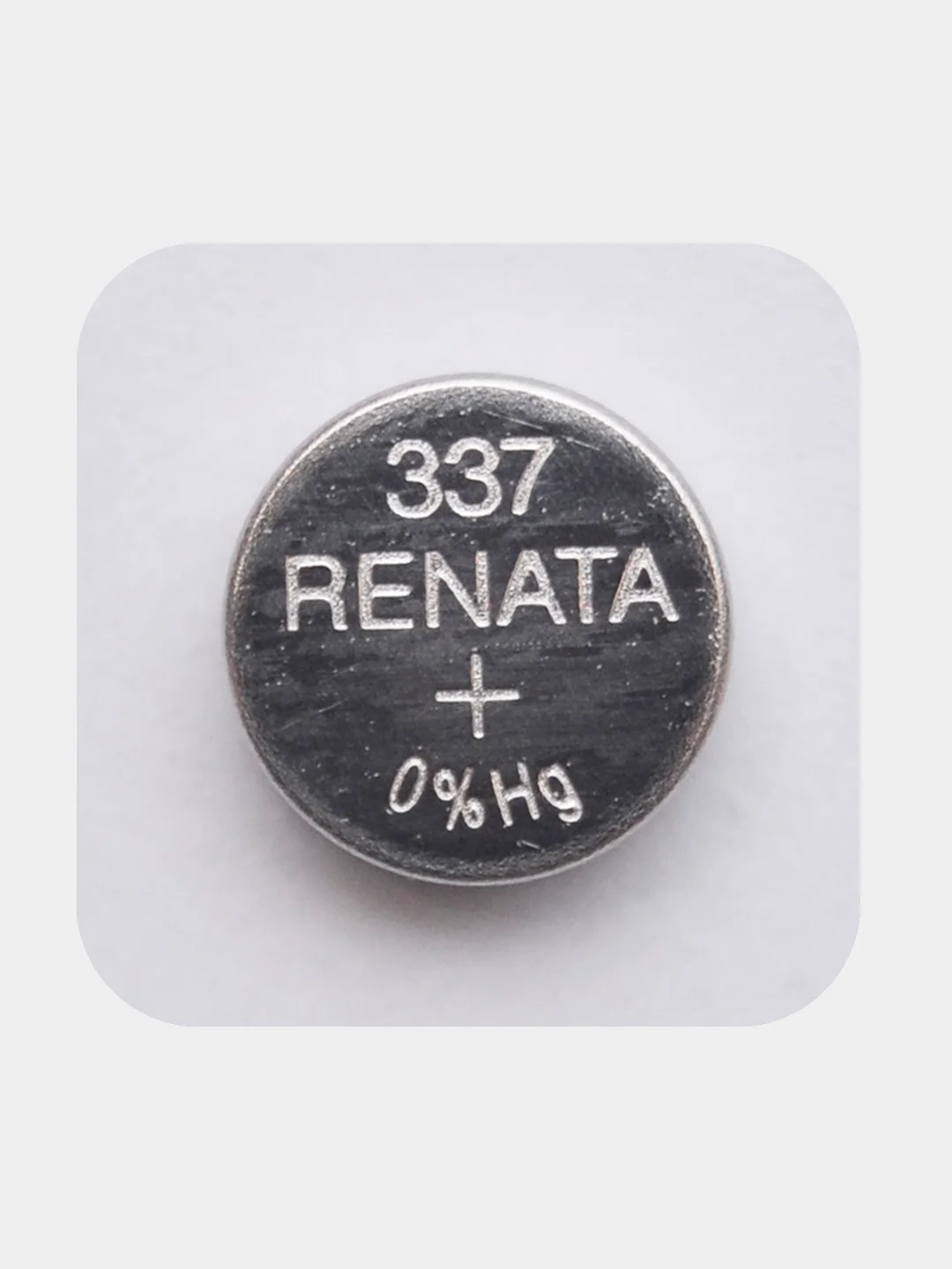 Батарейка Renata 337 (SR416SW), 1.55V, 8 mAh, Япония, 1 штука