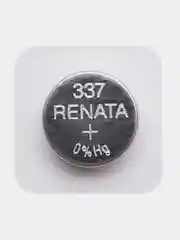Батарейка Renata 337 (SR416SW), 1.55V, 8 mAh, Япония, 1 штука