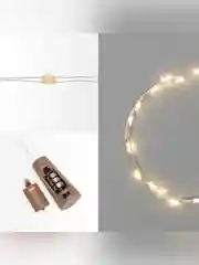 Гирлянда Neon-Night Роса, светодиодная, с пробкой, 20 LED, IP20, 3хLR44, в комплекте, 2 м
