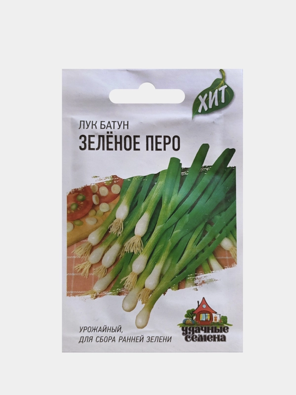 Семена Лук батун Зеленое перо Удачные семена 0,5г