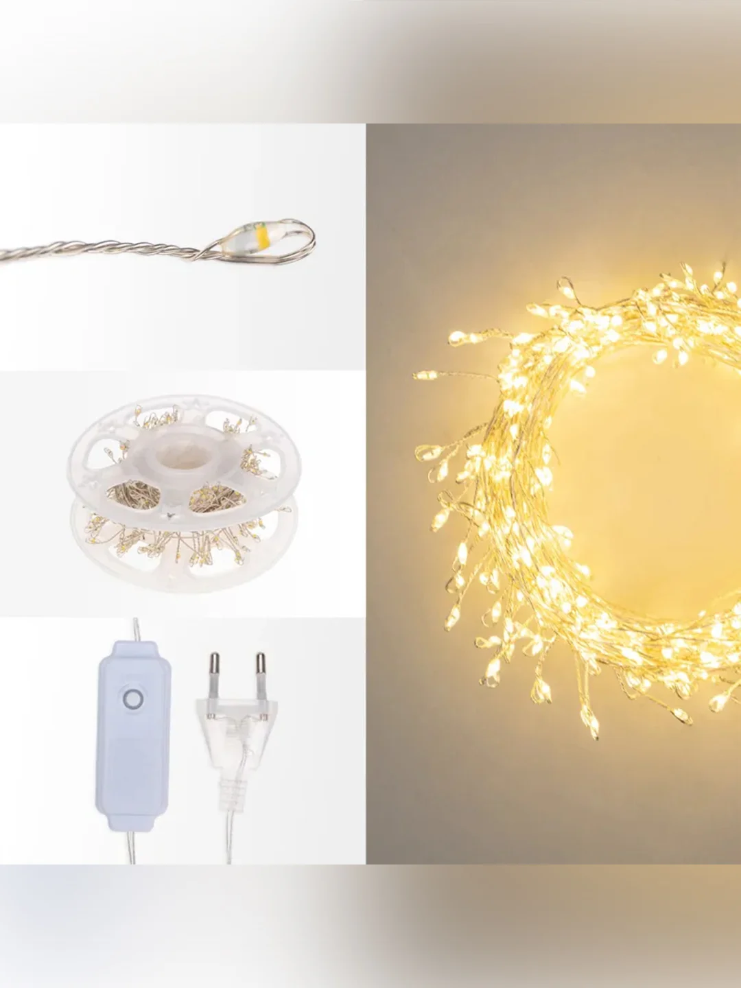 Гирлянда светодиодная Neon-Night Роса, с контроллером, 500 LED, IP20, 230 В, 50 м