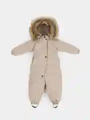 Молочный детский зимний комбинезон для мальчиков и девочек