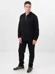 Темно-синий костюм мужской спортивный: толстовка и брюки на флисе. Костюм мужской утепленный