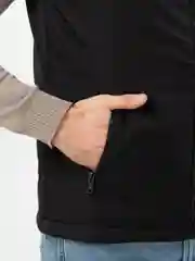 Черный мужская жилетка