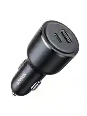 Автомобильное зарядное устройство Ugreen CD239 (90645) USB-C PD+USB-A 63W Black