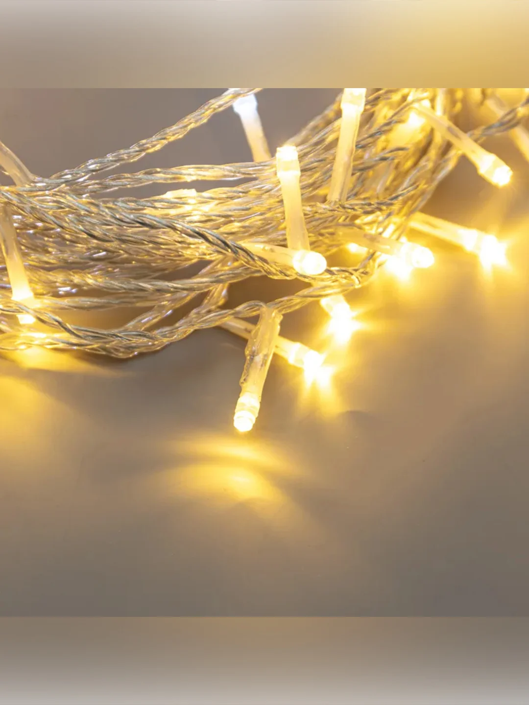 Гирлянда Нить Flashing, прозрачный ПВХ, IP44, 75 LED теплые белые, 230 В, 10 м