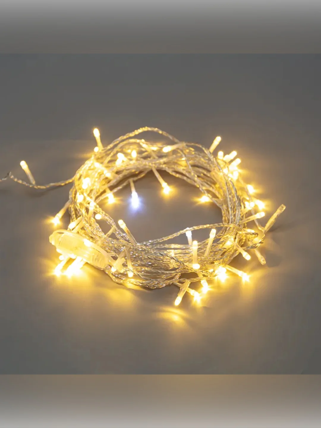 Гирлянда Нить Flashing, прозрачный ПВХ, IP44, 75 LED теплые белые, 230 В, 10 м