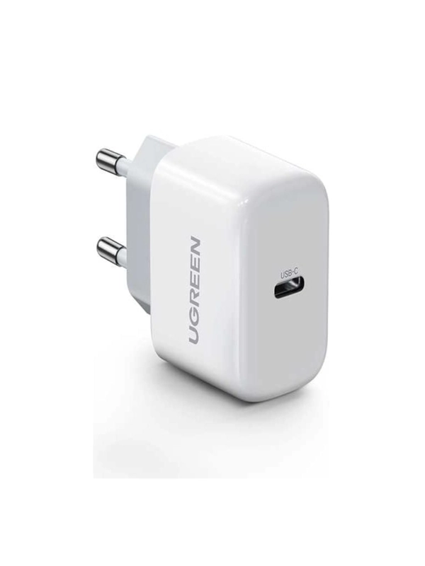 Сетевое зарядное устройство Ugreen CD241 (10220) Mini USB-C 20W PD Fast Charger - White