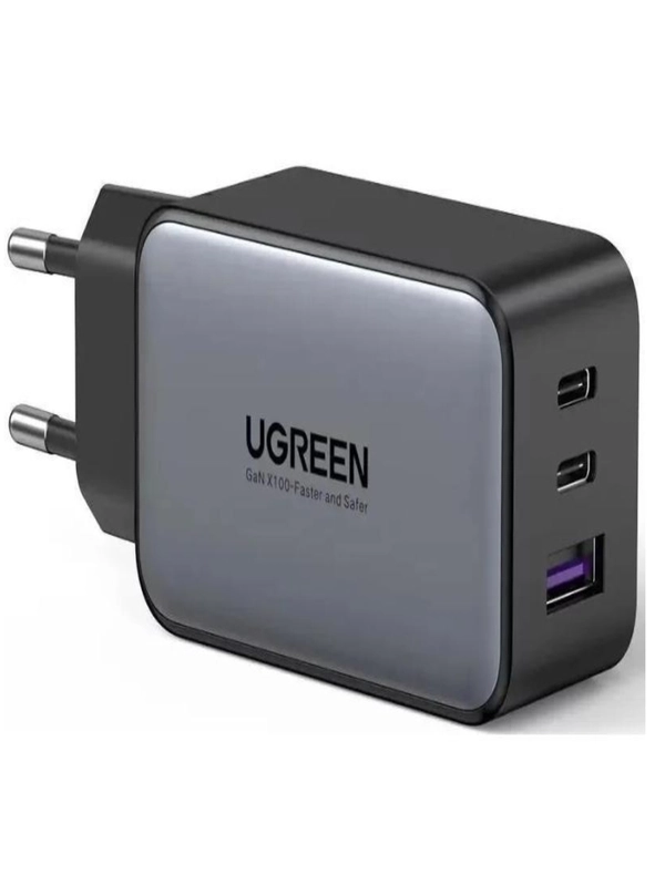Сетевое зарядное устройство Ugreen CD244 (10335) Nexode 65W USB-A+2*USB-C Grey